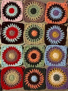 20 Handmade Starburst Squares - MIXED COLORS DIY Fashion & Home